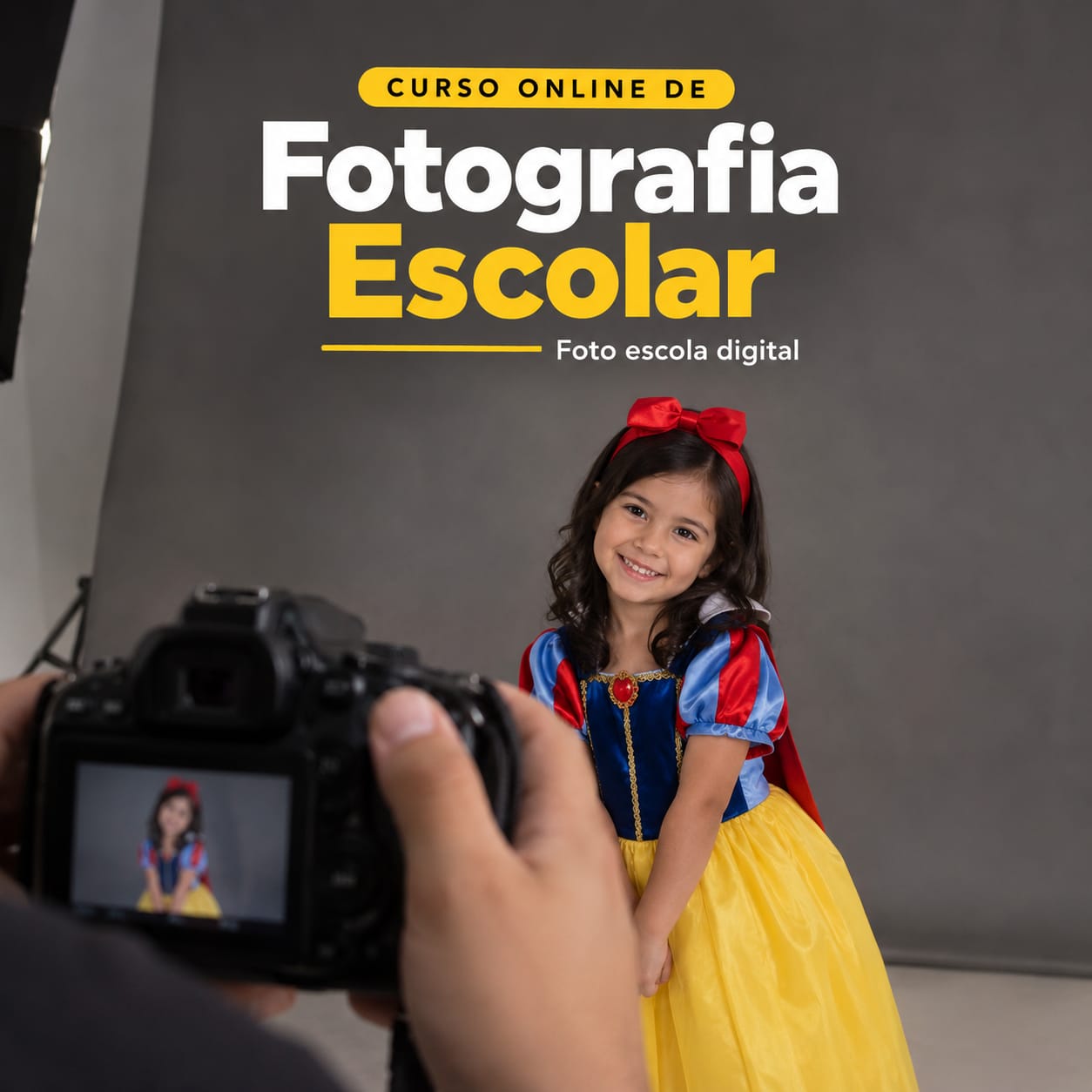 Curso Online de Fotografia Escolar - Foto escola digital